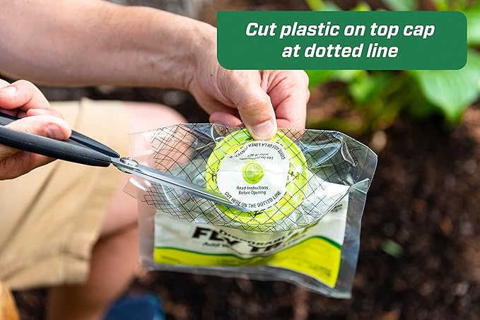 RESCUE! Outdoor Disposable Hanging Fly Trap - 18 Traps