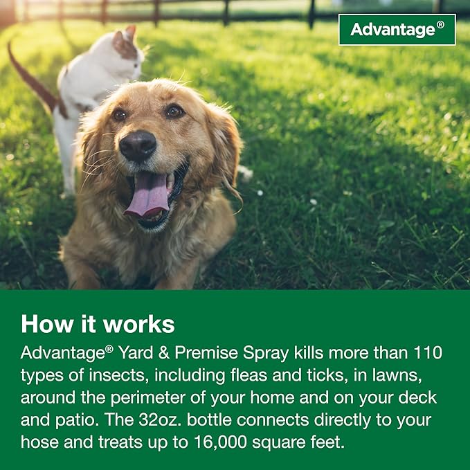 Advantage Yard &amp Premise Spray | Kills Fleas &amp Ticks &amp More | 32 oz.