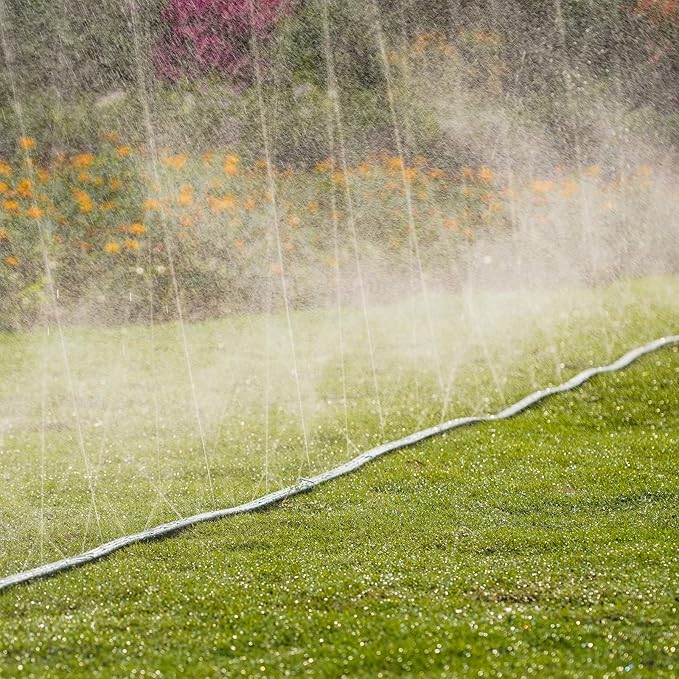 Sprinkler Soaker Hose 25ft for Garden Lawn Watering Pipe with Holes High-Efficiency Water-Saving Garden Irrigation System Drip Hose Sprinkler