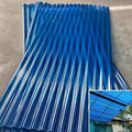 5 PCS Clear Polycarbonate Roof Panels Corrugated Plastic Greenhouse Sheets UV Resistant Rainproof BoardSunshine Board Sheds Skylights Easy Cut Covering Panel(35.4in W x 86.6in L Blue)