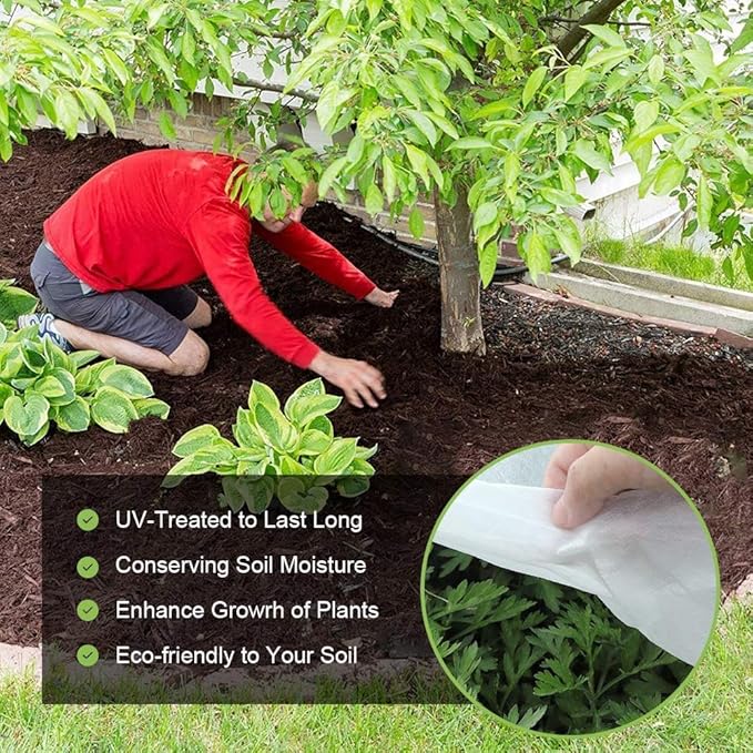 Premium 5oz Pro Weed Barrier Landscape Fabric Ground Cover Heavy Duty Commercial Anti-Weed Gardening Mat 3ft x 300ft