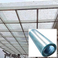 Polycarbonate Roofing SheetOutdoor Awning Rain Roof Cover Roof PanelsCold Frame Replacement Shed Panelfor GreenhousesShedsCarportsHutsKennels or GaragesCan Cut (WxL:1.5x2m)