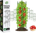 Halatool 6 Pack Tomato Cages for Garden Plant Support 48 Inch Adjustable Garden Stakes for Potted Plants Tomatoes Trellis for Climbing Vegetables Flowers Fruits Cucumber Eggplant Pepper Cherry