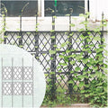 Garden Trellis for Climbing Plants PE Lattice Grid Panels for Potted Plants Sturdy Rustproof Plant Support Stakes for Outdoor Garden Lawn Patio 9 Sizes(Size:85x130cm)