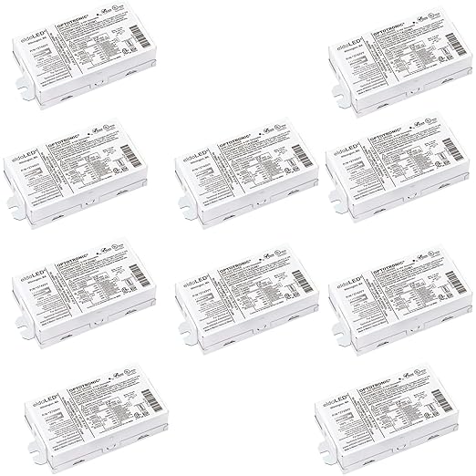 Pack of 10 - Osram 57347 Optotronic 25W 120V-277V AC 50/60Hz Constant Current Dimmable Compact LED Driver OTi25W/120-277/1A2 DIM-1