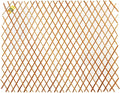 FOREVER BAMBOO Expandable Peeled Carbonized Willow Wood Trellis Fence Plant Climbing Lattices Trellis Fence Support 36 in H x 72 in L (2-Pack)