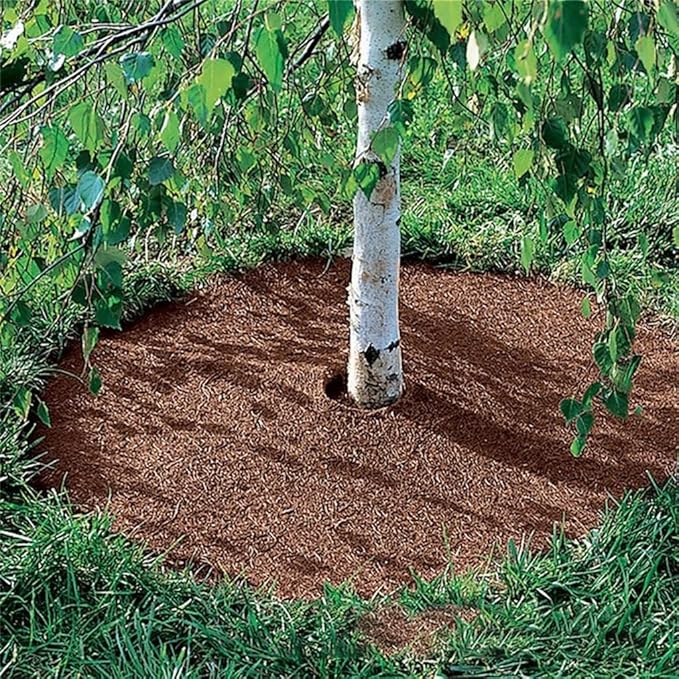 1pcs Coco Coir Plant Cover Mulch Mat Weed Control Fabric for Flower Pot Rings Coconut Tree Trunk Protector Planter Root Protection (Size : 30x30cm)