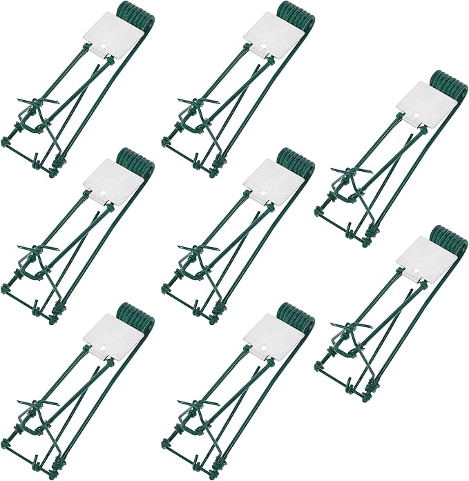 Gopher Trap 4/8 Pcs Outdoor Gopher Mole Vole Traps Killer for Lawns Easy Set (8)
