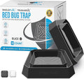 Bed Bug Trap — 8 Pack | TruGuard X Bed Bug Interceptors (Black) | Eco Friendly Traps for Bed Legs | Reliable Insect Detector Interceptor and Monitor for Pest Control and Treatment