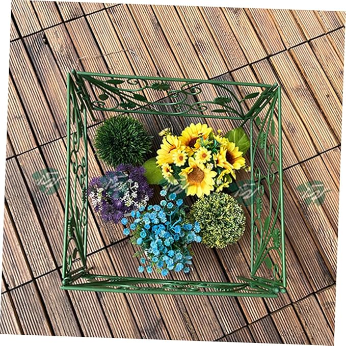 POPETPOP 6pcs Climbing Plants Trellis Support for Vines Grid Design for Roses and Morning Glory Easy to Install High for Garden Decor
