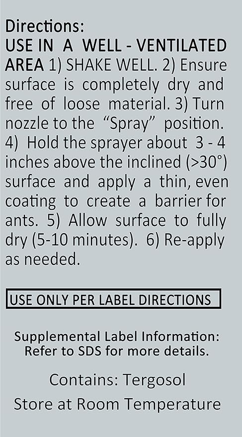 AntCant-ant Barrier Coating. Ants Can't get a Grip on Treated Inclined Smooth Surfaces. After Failing to Climb They give up and go Away