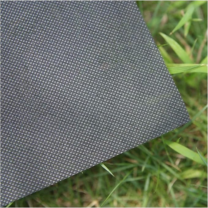 KHUY Weed Control Fabric Premium Garden Weed Barrier Fabric Landscaping Fabric High Permeability Good for Flower Bed Geotextile Fabric for Underlayment Ground Cover (Size : 1x1.5m)