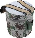 Portable Lightweight Foam Gardening Stool with 25cm Height and Storage Pocket Wearable Outdoor Workseat for Weeding and Field Gardening Tasks Random Style