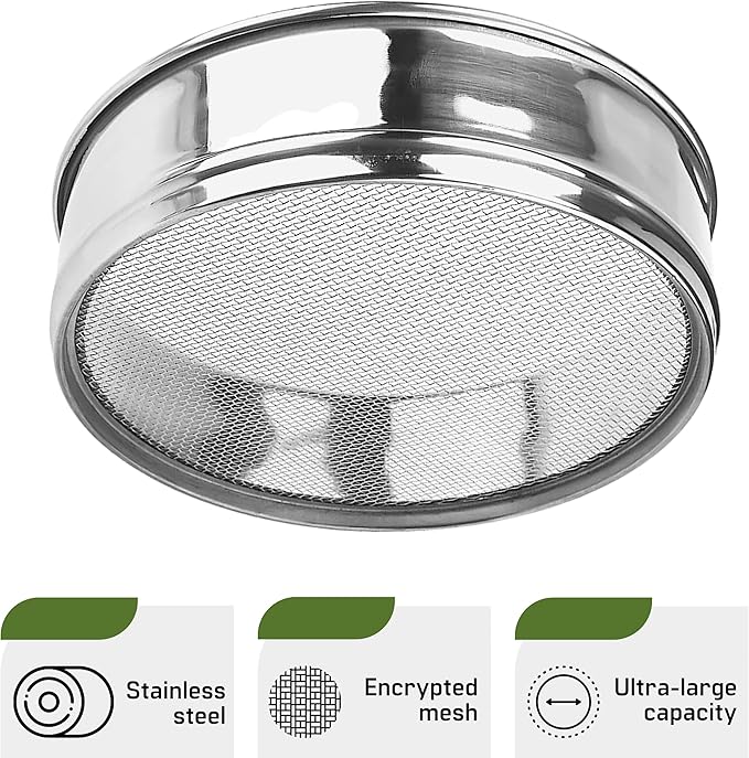 Stainless Steel Seed Sprouting Kit – Stainless Steel Sprouting Tray Round 3-Tier Seed Gardening Planter for Microgreens Broccoli Sprouts Growing Kit Microgreens Tray Germination