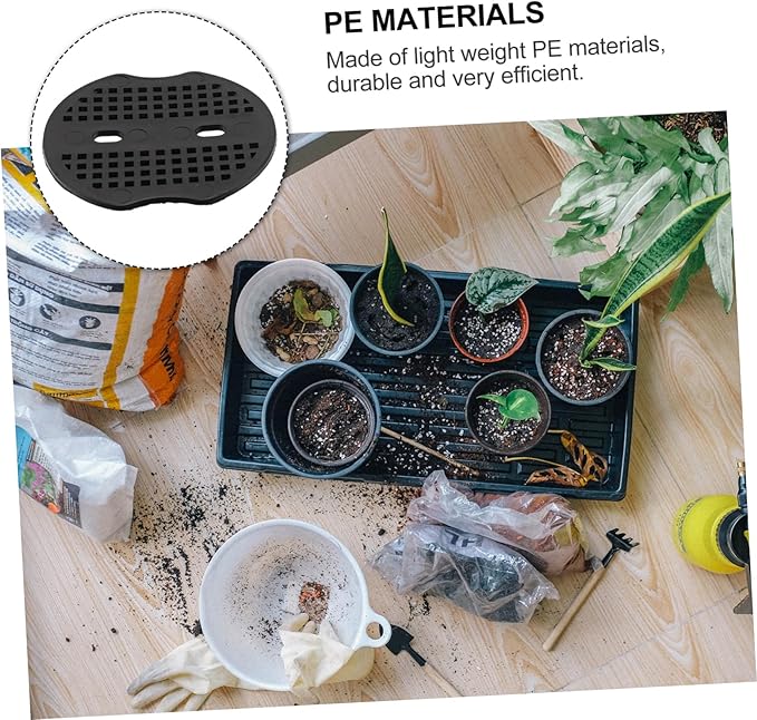 100Pcs Gardening Ground Nail Pads U Shaped Tent Pegs Gaskets for Secure Anchoring Durable Pe Material for Landscaping Camping and Garden Use