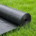 HOOPLE 4FT x 100FT Heavy Duty Weed Barrier Fabric 3.2oz Woven Geotextile Landscape Fabric High Permeability Weed Blocker Ground Cover for Garden Driveway Gravel Underlayment &amp Landscaping