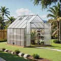 Green House for Outside Greenhouse for Outdoor Walk-in Garden Greenhouses Heavy Duty Polycarbonate Greenhouse Backyard Green Houses8x10