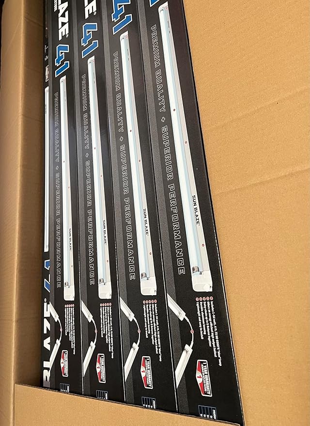 50W Fluorescent T5 Grow Light Strip 4 Ft 5000 Lumens Full Sun Spectrum