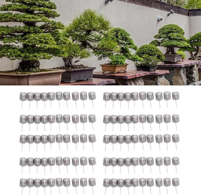 100PCS Stainless Steel Fertilizer Mesh Basket Set for Garden Nursery Easy to Use Tools for Controlled FertilizationS]