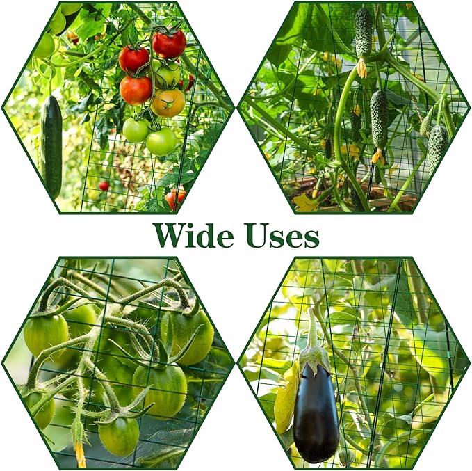 48 H x 34 L Cucumber Trellis for Garden A Frame Garden Trellis for Climbing Plants Outdoor for Raised Bed(1 Packs)