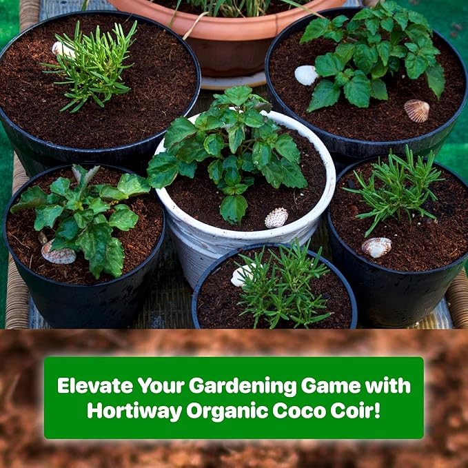 11lbs Premium Coco Coir Brick -100% Organic Coconut Coir for for Plants Low EC &amp pH Balance Natural Compressed Growing Medium Coconut Core for Gardening Planting &amp Potting Soil Substrate
