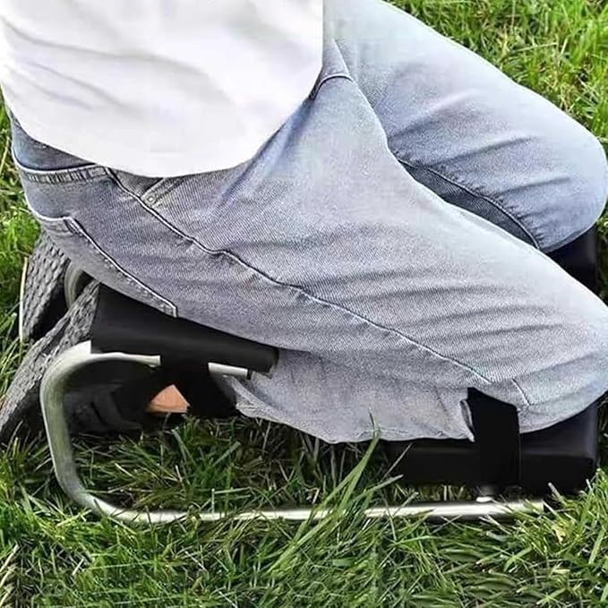 Knee Seat for Gardening Strap on Kneeling Device for Knees and Legs Protection for Gardeners Garden Tools One Leg Support Knee Seats for Men/Women Outdoor Work(1 pcs)
