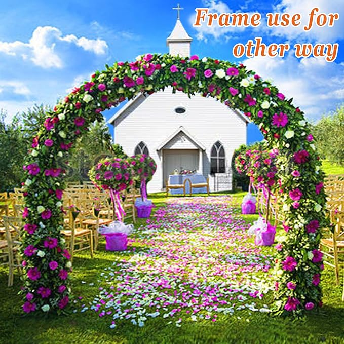 Strong Camel Greenhouse Replacement Frame for 20' X 10' X 7' Larger Hot Garden House  Support Arch Frame Climbing Plants/Flowers/Vegetables (20' X 10' X 7')