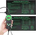 Seedling Heat Mat with Thermostat Pack of 2 Dual Certified by MET and UL Plant Heating Mat Pad Equipped with A Temperature Probe It Automatically Maintains A Constant Temperature