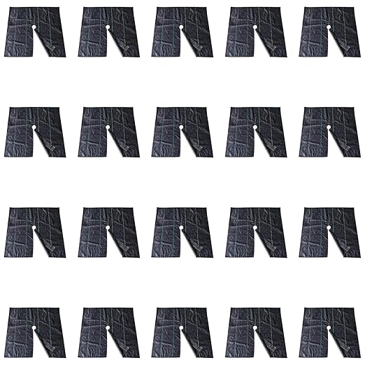 20 Sheet Gardening Weed Control Fabric Ventilated Presentation Substance Reduces Soil Abrasion for Lawns Flowerbeds Easy Installation Plan Nonwoven Grass Fabric