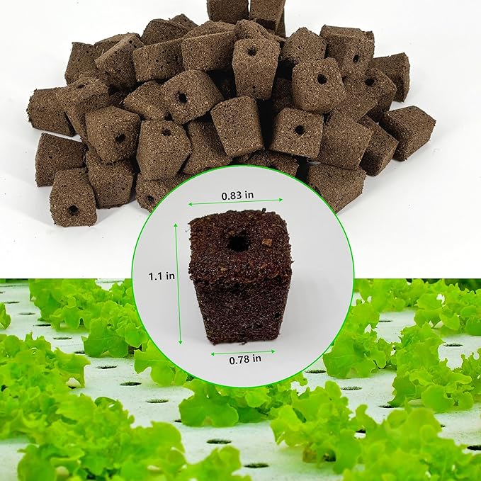 80Pcs Hydroponic Grow Sponges and 40Pcs Grow Baskets for Hydroponics Growing SystemIdeal for NFT SystemsSeedling Starter Kit for Soilless Cultivation