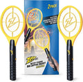 Zap It Bug Zapper Battery Powered (2xAA Included) Bug Zapper Racket 3500 Volt 2 Pack