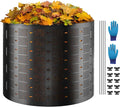 VEVOR Compost Bin 220 Gallon Outdoor Expandable Composter Easy to Setup &amp Large Capacity Composting Bin Fast Creation of Fertile Soil