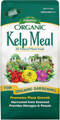 Espoma Organic Kelp Meal 1-0-2 Plant Food and Soil Conditioner All-Natural Cold-Water Seaweed from The Atlantic Ocean with no fillers or additives. 4 lb. Bag Pack of one