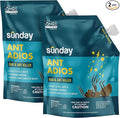 Sunday Ant Adios - Bug &amp Ant Killer - Outdoor Insect Control Uses Spinosad to Eliminate Ants Earwigs Cutworms &amp More - Treats 4000 sq ft - Results in 3-14 Days - 2 Pack 2lbs