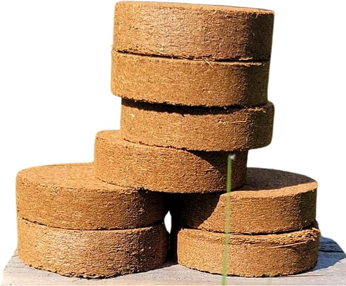 Coco Coir Seed Starter Pellets 60mm Organic Potting Soil Plugs 25 Pack