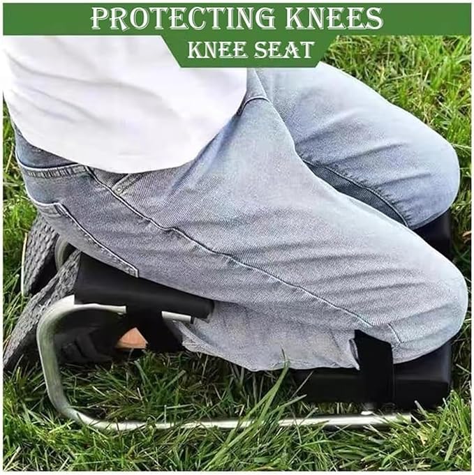 Knee Seat Knee Seat for Gardening 2024 New Kneeseat Ergonomic Knee Protection and Ankle Support Handling Knee Seat for Gardening Work Protecting Knees(2 Black)