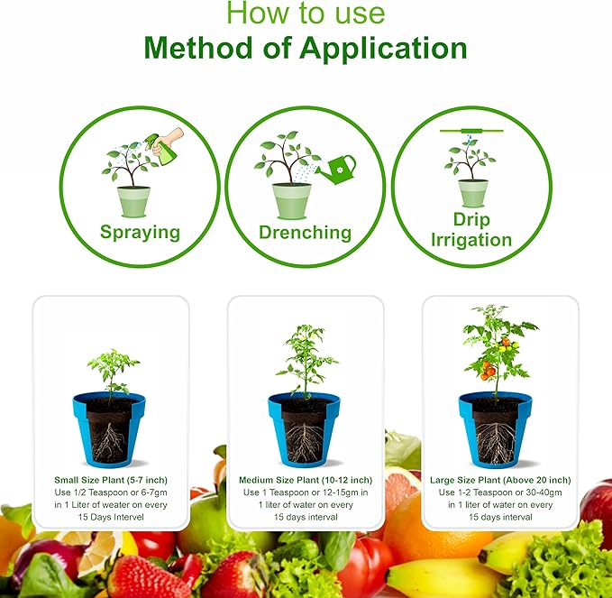 Go Garden Zinc Sulphate (33%) Fertilizers for Potted and Gardening Plant - Fertilizer for All Types of Plants 900 G Powder