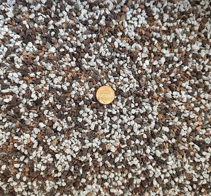 Pre Mixed Small Red Lava Pumice &amp Turface for Cactus Bonsai Soil - Inorganic 2.5 quarts