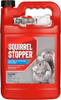 Squirrel Stopper Repellent Spray - Chipmunk &amp Squirrel Deterrent for Bird Feeders Garden &amp Homes - Weather-Resistant Formula - Scent Taste &amp Touch Barrier - Safe Around Kids &amp Pets -