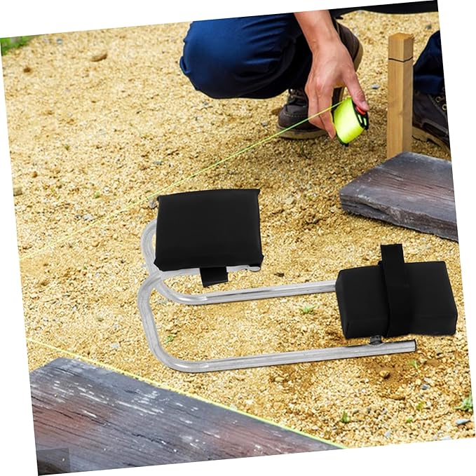 Happyyami Portable Gardening Kneeler and Seat Wearable Foam Pad Non-Slip Base Heavy Duty Garden Bench for Kneeling and Sitting for Gardeners and Outdoor Tasks