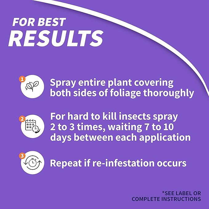 Bonide Systemic Insect Control 16 oz Concentrate Long Lasting Insecticide for Outdoor Gardening Makes 16 Gallons
