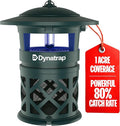 DynaTrap DT2030-GRSR Fly Traps Outdoor - Mosquito &amp Flying Insect Killer for 1 Acre – Kills Flies Gnats Wasps - Bug Zapper Alternative - Green