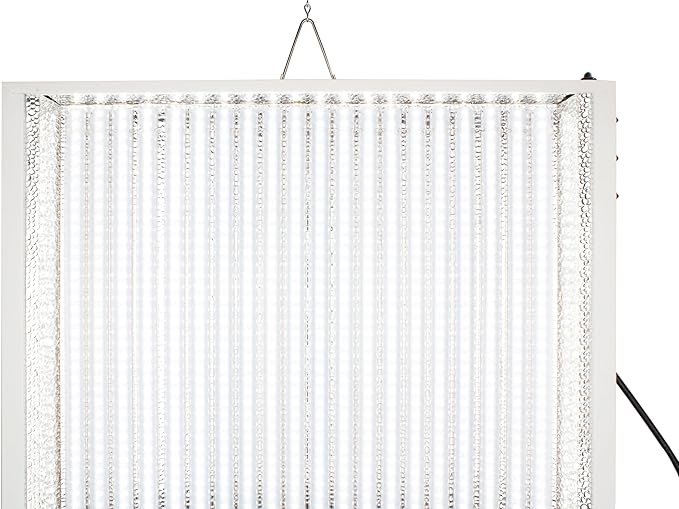 500W LED Quantum T5 Panel Grow Lights 4Ft x 28In Full Sun Spectrum 80000+ Lumens 3 Switches 4 Hooks