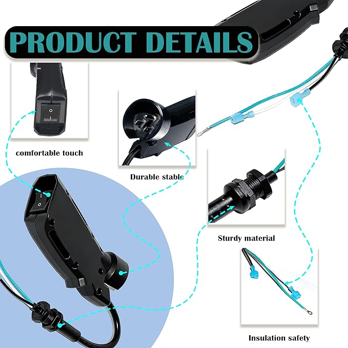 836225 Switch Box Assembly Compatible with ProTeam Super Coach Pro 10 &amp Pro 6 Backpack Vacuums Switch Box Full Assembly