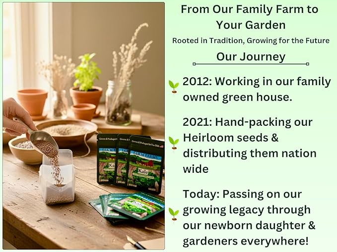 B&ampKM Farms 50000+ Heirloom Seed Kit – 50 Varieties of Non-GMO Vegetable Fruit &amp Herb Seeds for Home Gardening – High Germination Hand-Packed Weather-Resistant Packaging