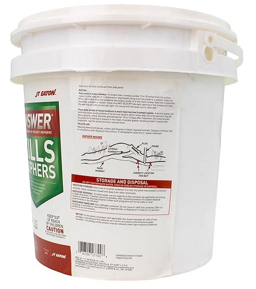 Answer Pocket Gopher Control Bait – 10 lbs Bulk Rodenticide for Effective Pocket Gopher Management Long-Lasting and Easy-to-Use Solution
