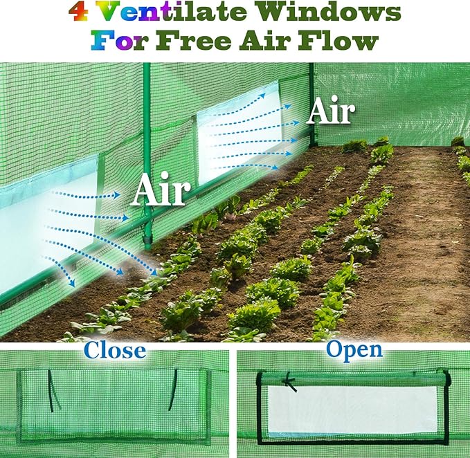 BenefitUSA Replacement Cover for Greenhouse (10'x7'x6')