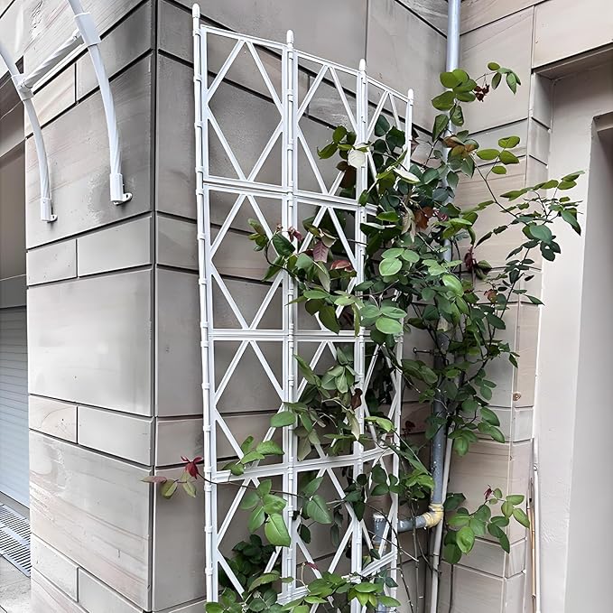 Garden Trellis for Climbing Plants Vine Support Climbing for Roses Flowers and Vegetables Foldable Plant Trellis Suitable for Outdoor and Indoor Use(W60xH90CM(2.0x3.0FT))