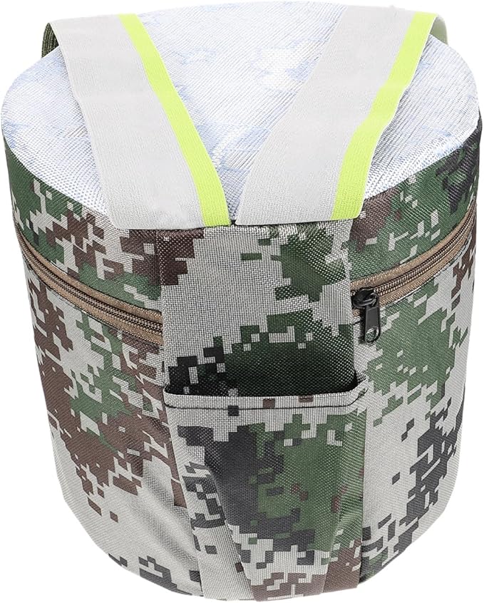 Portable Weeding Stool with Storage Pouch 25cm High Lightweight Foam Gardening Stool for Outdoor Farming Camping Fishing and Planting Tasks Random Style