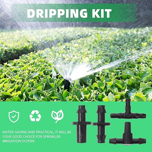 Automatic Drip Irrigation Kit with Adjustable Dripper 15m Micro Drip System for Garden Outdoor Watering and Lawn Care